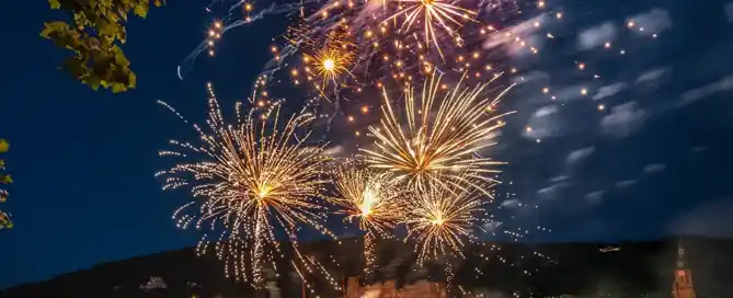 Heidelberger Schlossbeleuchtung Bilder 2022