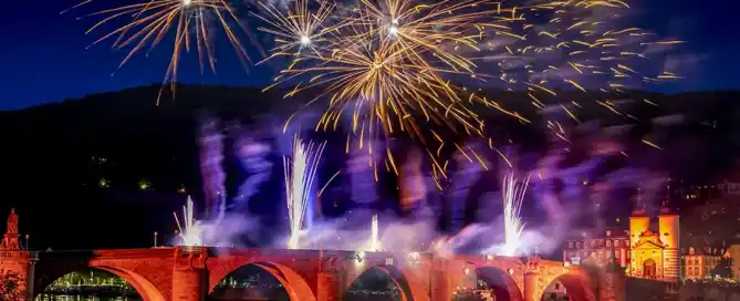 Heidelberger Schlossbeleuchtung Bild Juni 2022