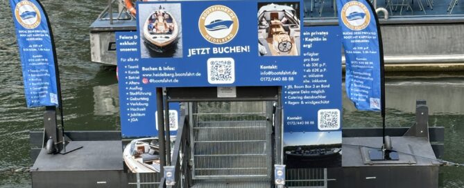 Unser Anleger an den Neckarstaden 25.