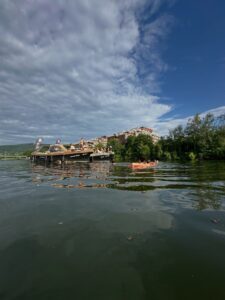 Badestopp im Neckar